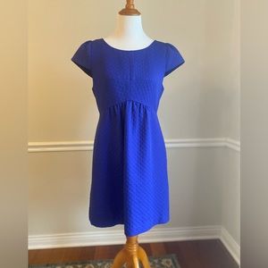Anthropologie HD in Paris royal blue dress in size 10.